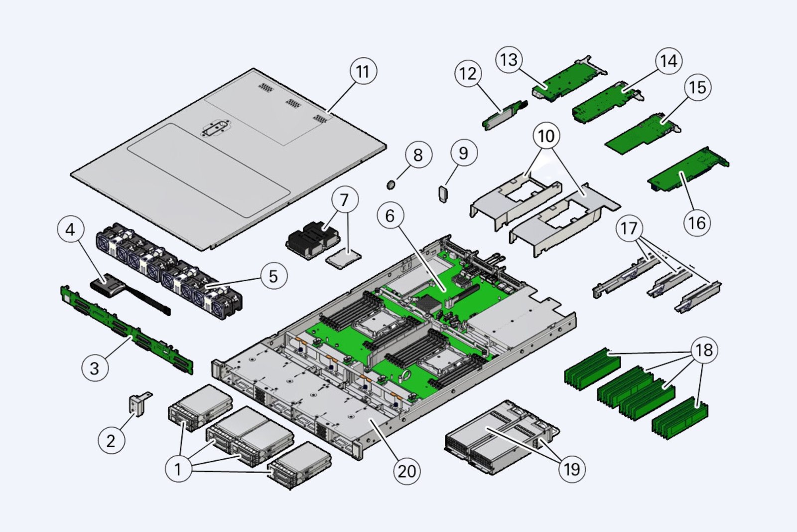 Sun Server Spare Parts